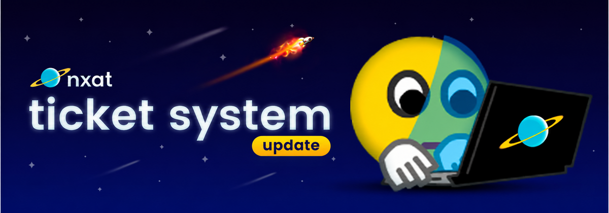 Update to the ticket system